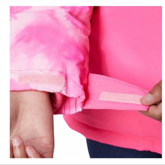 Hurley Youth Girls Snow Jacket, Pink, XS (5/6) - Picture 4 of 7